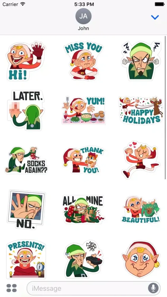 Elves Sticker Screenshots