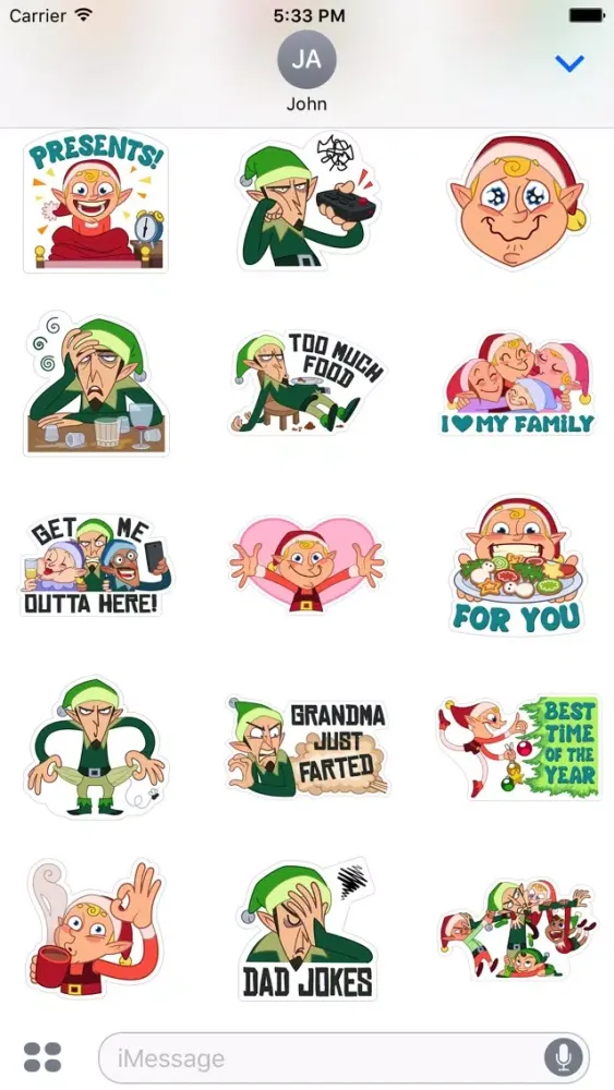 Elves Sticker Screenshots