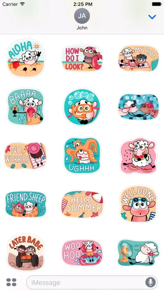 Summer Fun Sticker 스크린샷