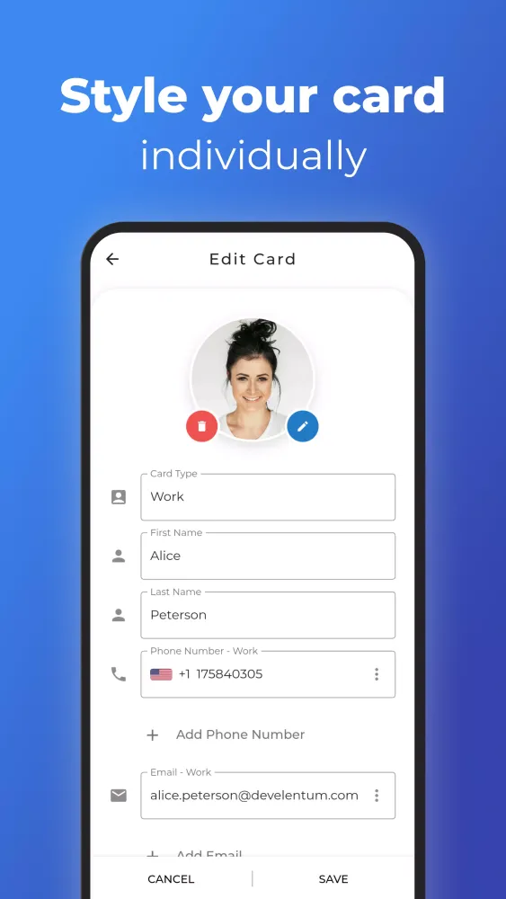صور Digital Business Card - Cardz