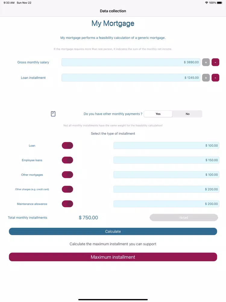 DTIEasyCalc iPad  سکرین شاٹس