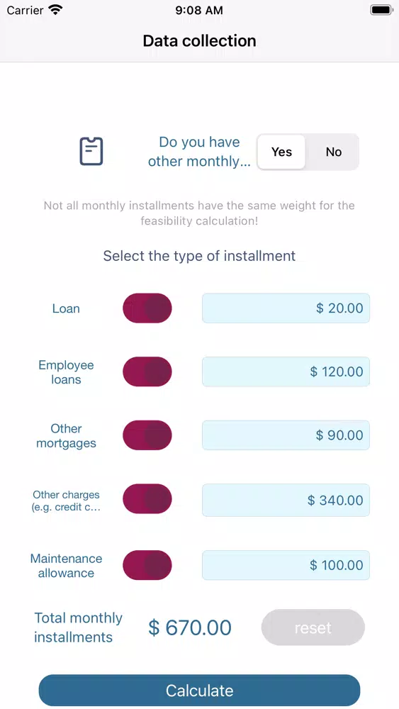 DTIEasyCalc سکرین شاٹس