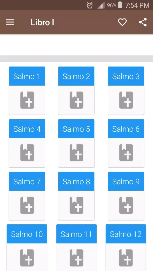 Zrzuty ekranu Salmos Biblia