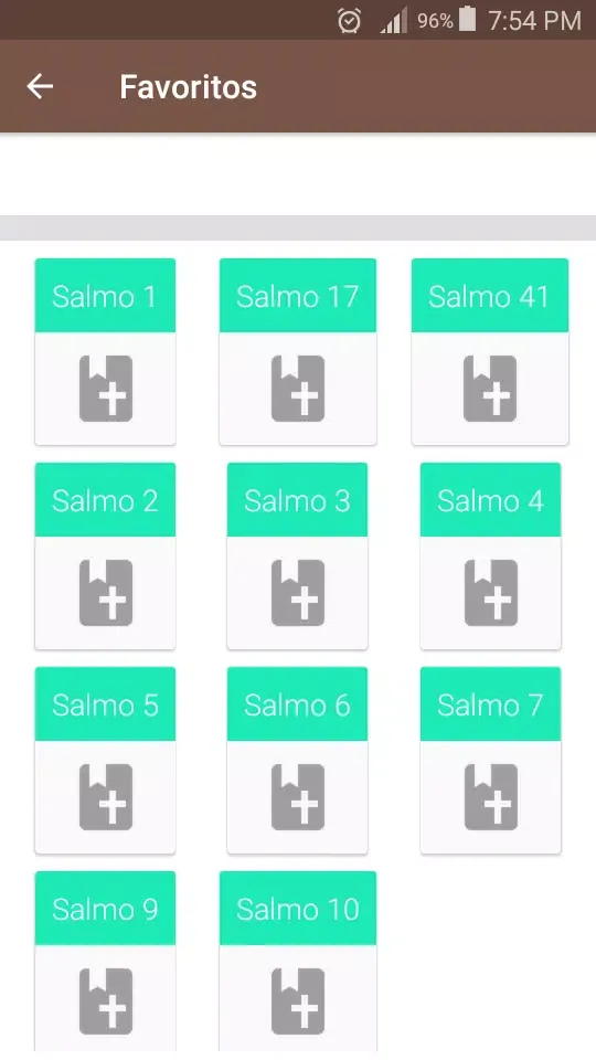 Zrzuty ekranu Salmos Biblia