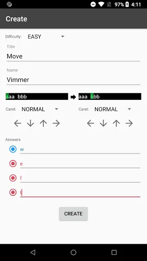 ภาพหน้าจอของ Vim Master