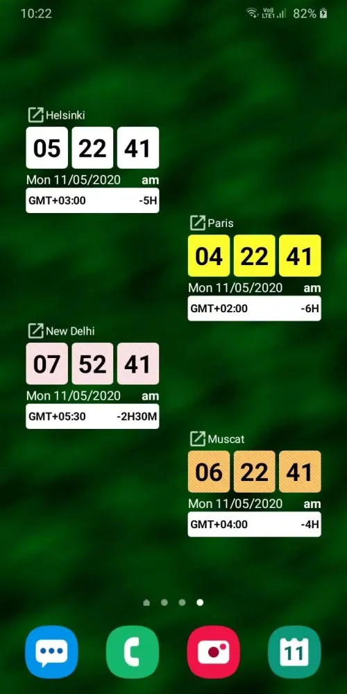 تصاویر World Clock Widget +