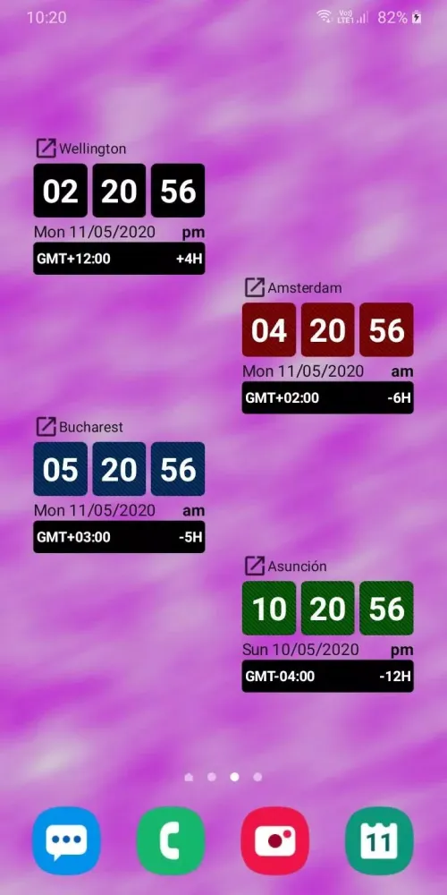 تصاویر World Clock Widget +