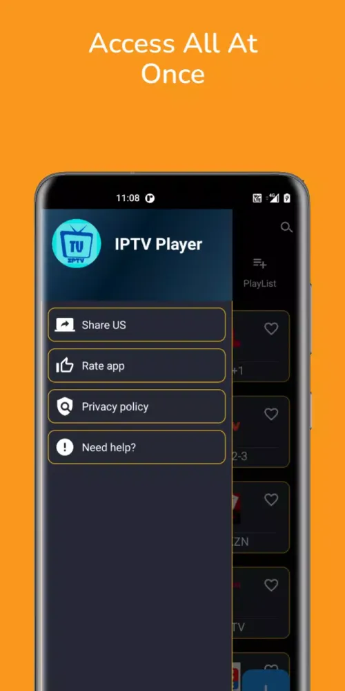 Скриншоты IPTV Player