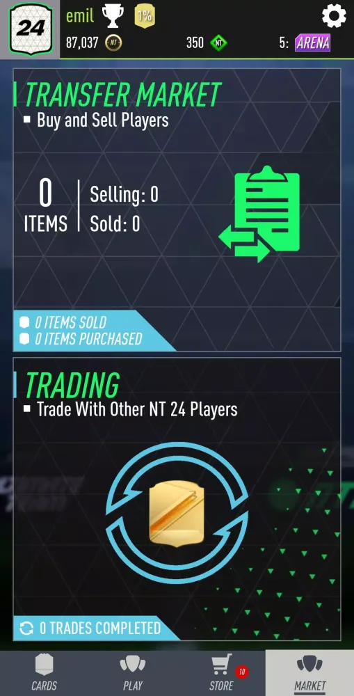 Nicotom 24 Draft + Pack Opener Screenshots