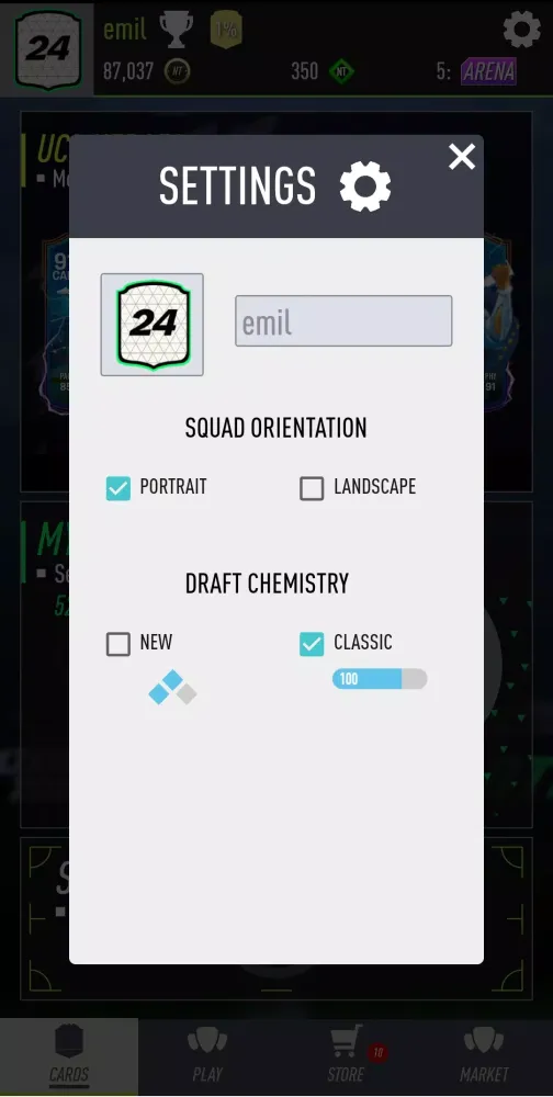 Nicotom 24 Draft + Pack Opener Screenshots