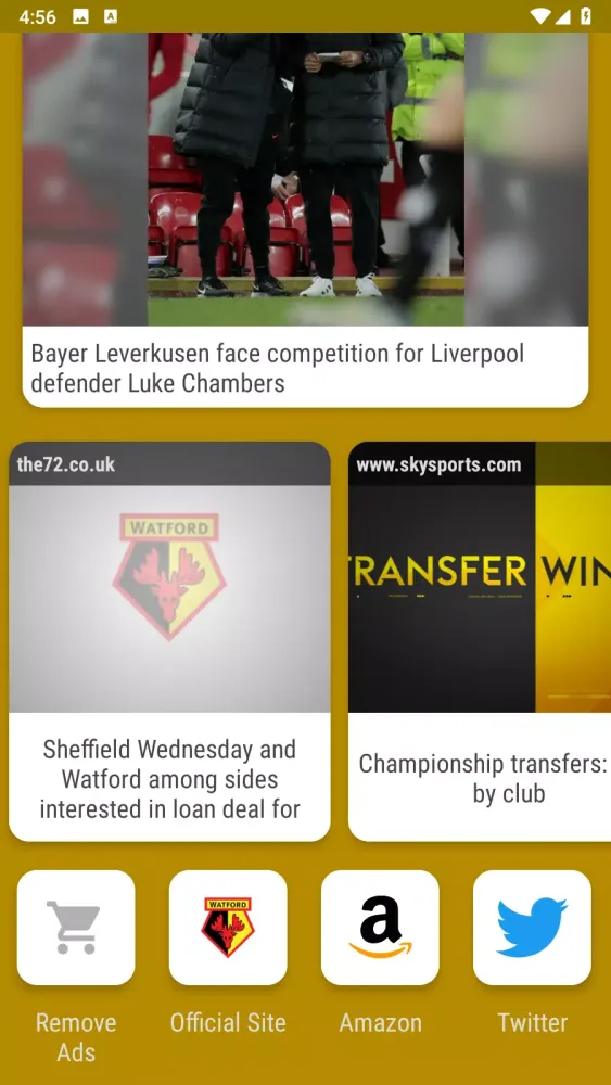 Watford FC Fan App スクリーンショット