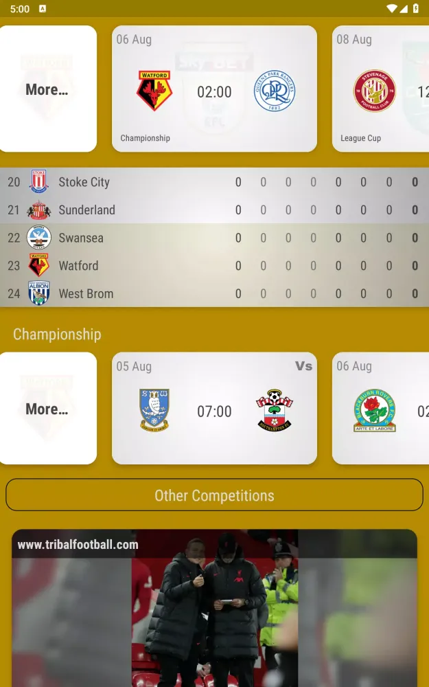 Watford FC Fan App スクリーンショット