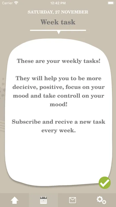Capturas de tela do Thanksfor - gratitude journal