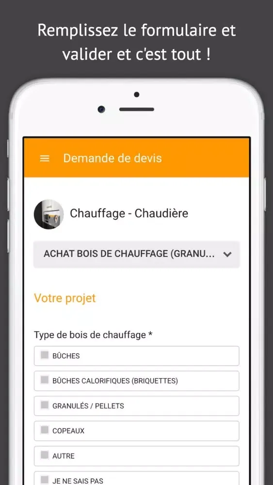 DevisNow Screenshots
