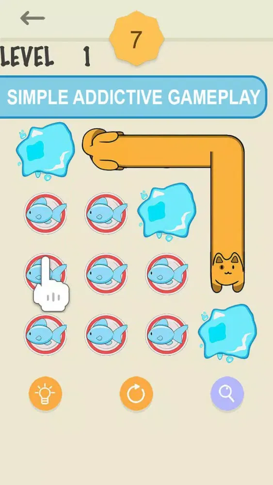 Captures d'écran de CatLine - One Line Puzzle Cat
