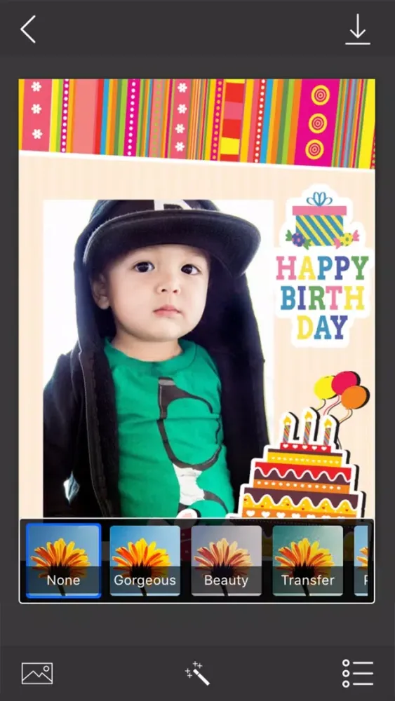 Birthday Photo Frames - make eligant and awesome photo using new photo frames Screenshots