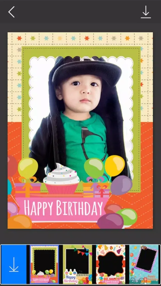 Birthday Photo Frames - make eligant and awesome photo using new photo frames Screenshots