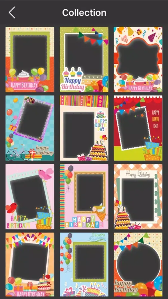 Birthday Photo Frames - make eligant and awesome photo using new photo frames Screenshots