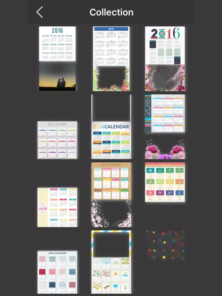 Скриншоты Calendar Photo Frames - make eligant and awesome photo using new photo frames iPad 