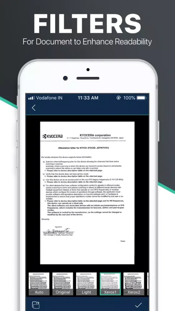 Capturas de tela do Scanner App - Document Scan
