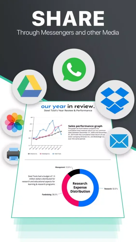 Capturas de tela do Scanner App - Document Scan