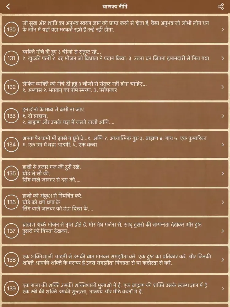 Chanakya Niti Hindi Quotes iPad  Screenshots