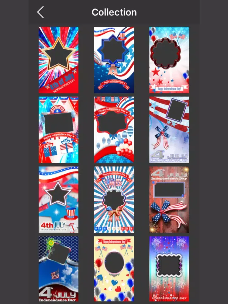 Zrzuty ekranu Independence Day Photo Frames - 4th Of July Independence day USA iPad 