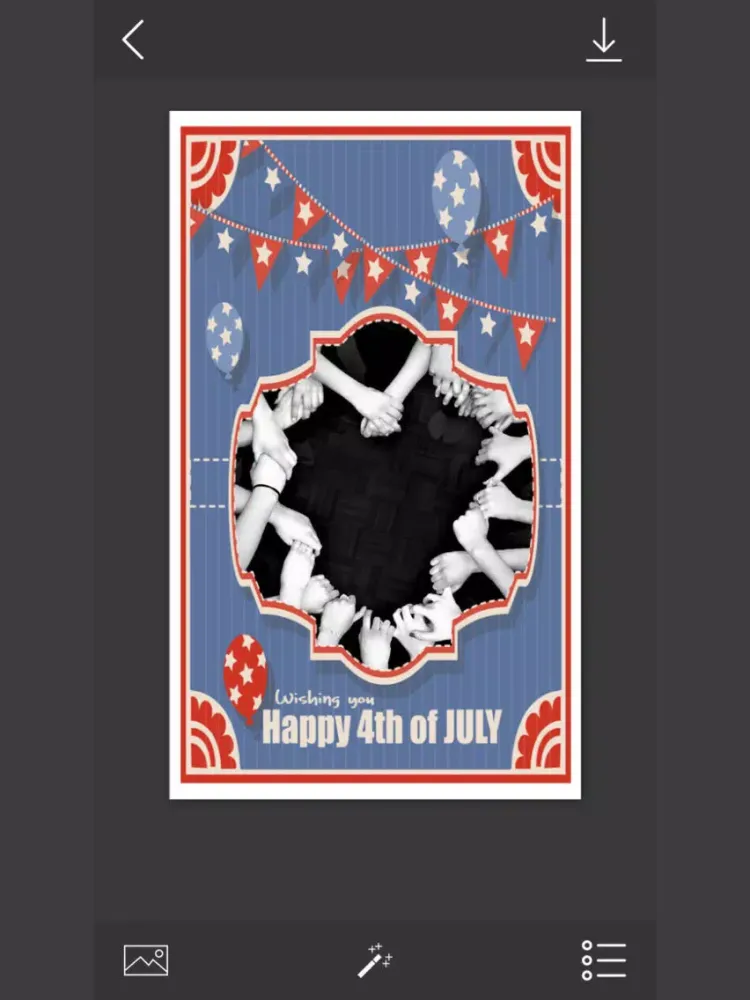 Zrzuty ekranu Independence Day Photo Frames - 4th Of July Independence day USA iPad 