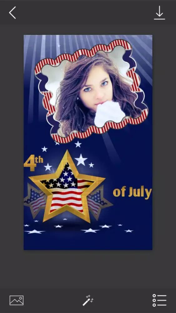 Zrzuty ekranu Independence Day Photo Frames - 4th Of July Independence day USA