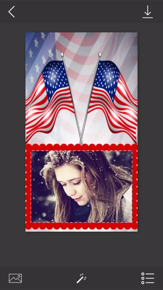 Zrzuty ekranu Independence Day Photo Frames - 4th Of July Independence day USA
