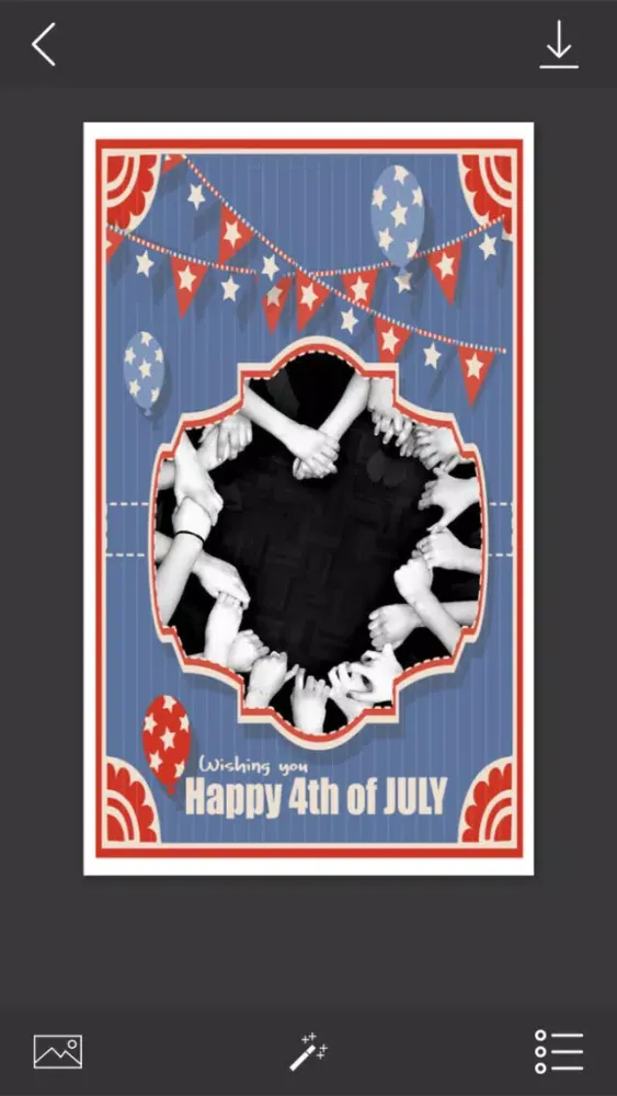 Zrzuty ekranu Independence Day Photo Frames - 4th Of July Independence day USA
