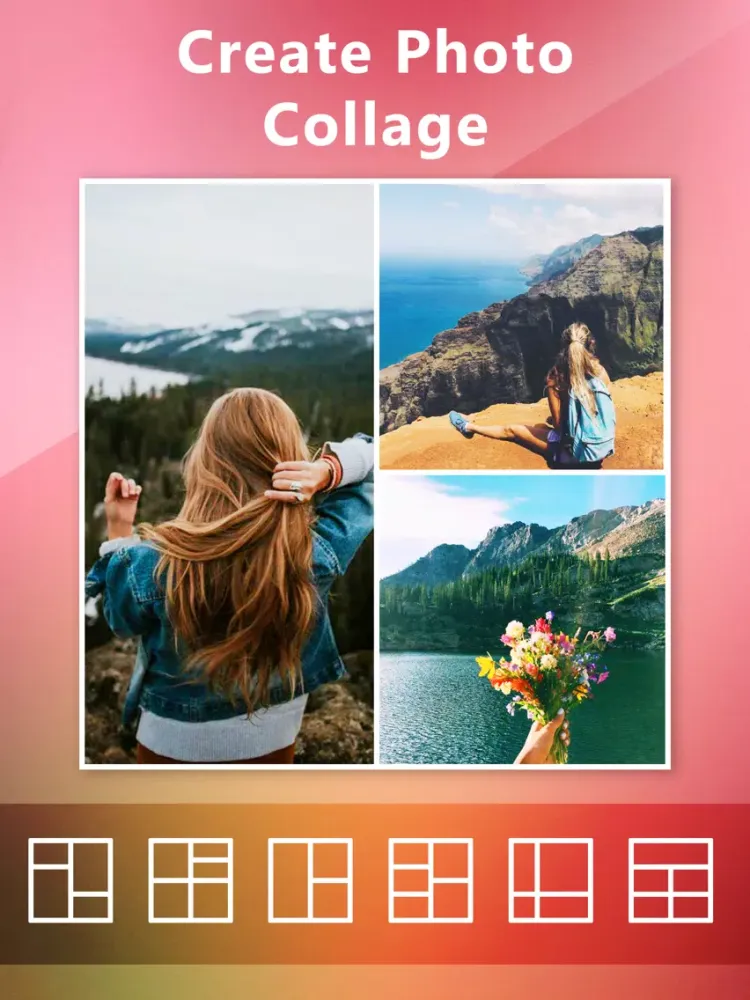 ภาพหน้าจอของ Collage Maker - Grid & Editor iPad 