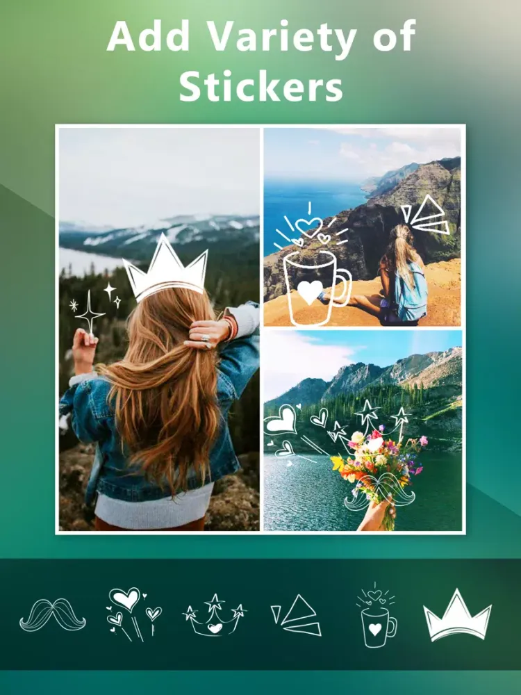 ภาพหน้าจอของ Collage Maker - Grid & Editor iPad 