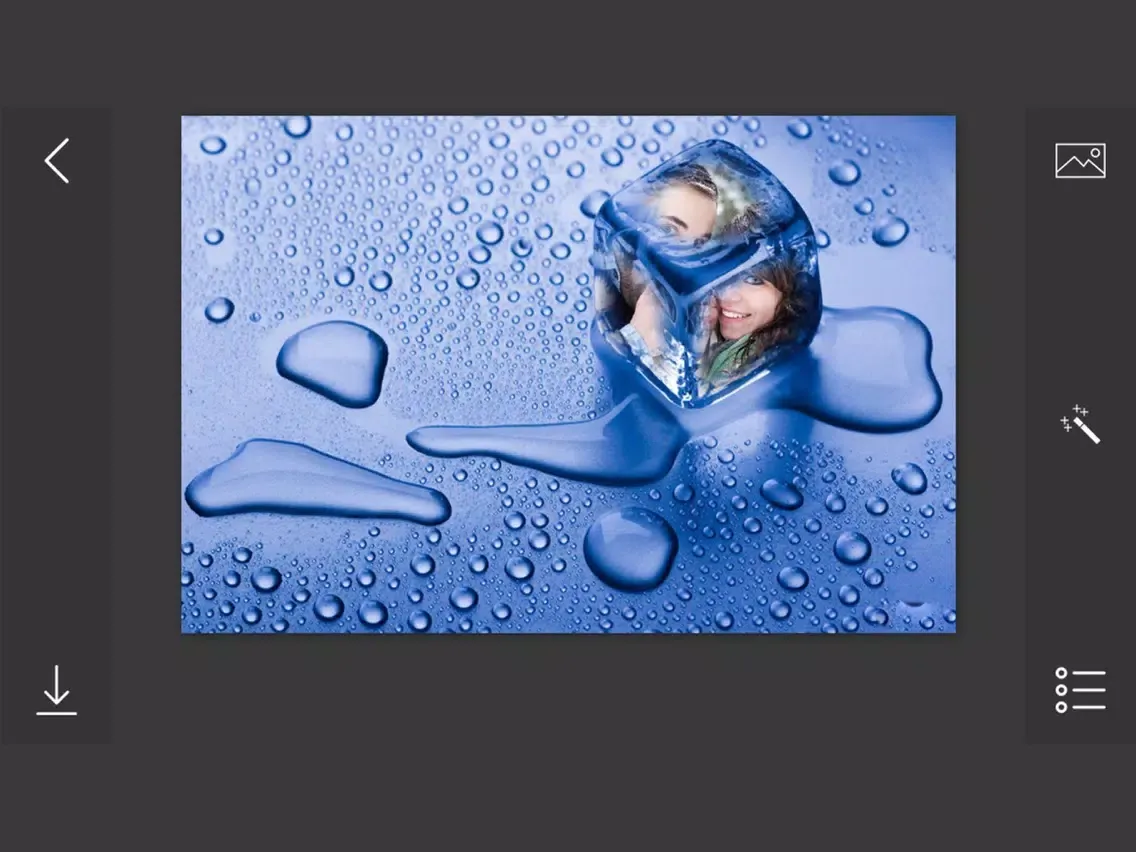 Ice Photo Frames - make eligant and awesome photo using new photo frames iPad  Screenshots
