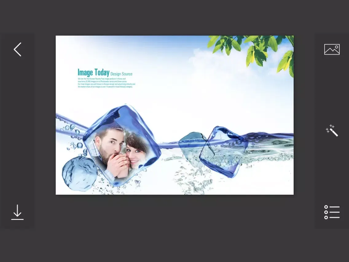 Ice Photo Frames - make eligant and awesome photo using new photo frames iPad  Screenshots