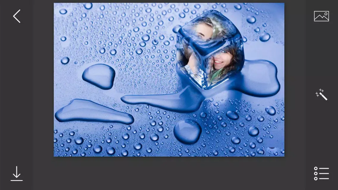 Ice Photo Frames - make eligant and awesome photo using new photo frames Screenshots