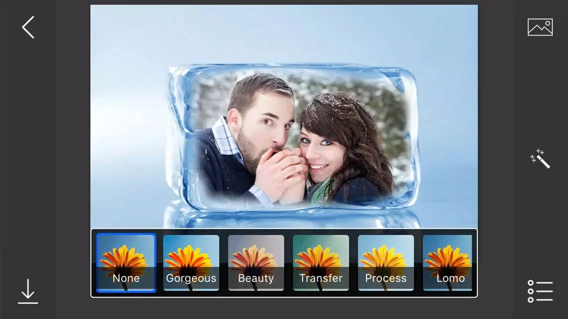 Ice Photo Frames - make eligant and awesome photo using new photo frames Screenshots