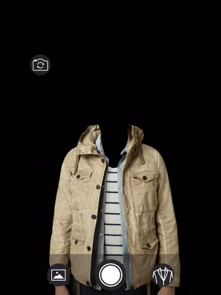Leather Coat for Man Suit - Latest and new photo montage with own photo or camera iPad  स्क्रीनशॉट