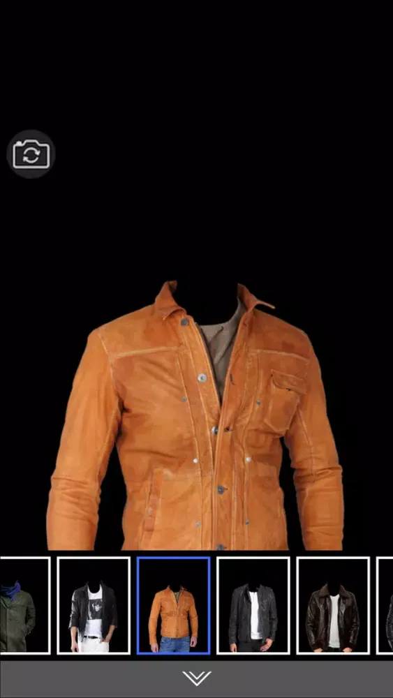 Leather Coat for Man Suit - Latest and new photo montage with own photo or camera स्क्रीनशॉट
