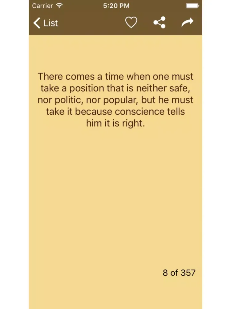 Martin Luther King, Jr. Quotes - The best quotes iPad  Screenshots