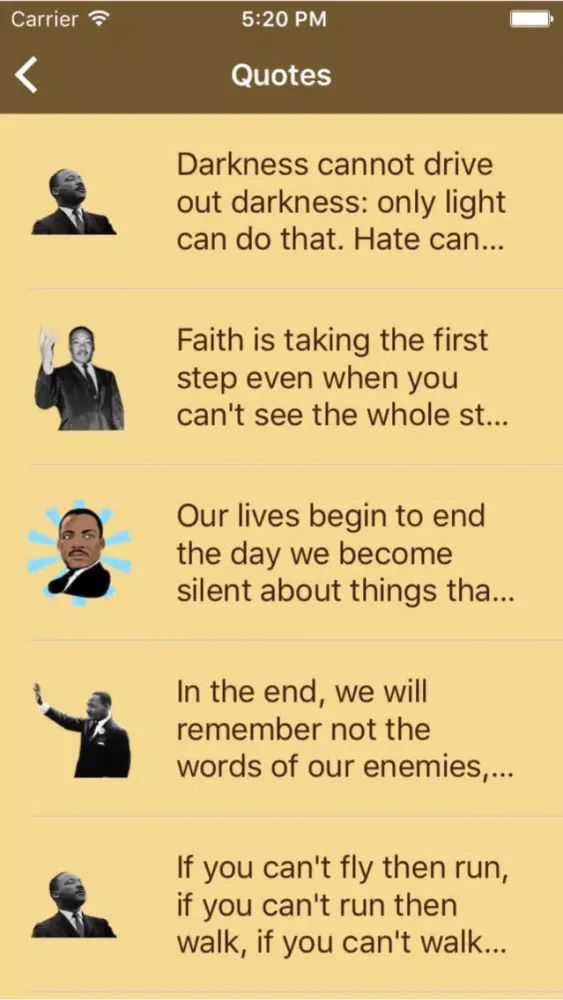 Martin Luther King, Jr. Quotes - The best quotes Screenshots