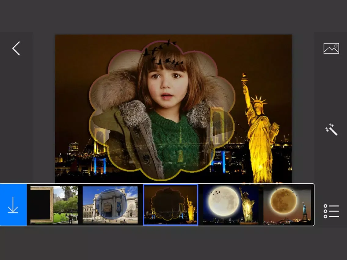 Newyork Photo Frames - make eligant and awesome photo using new photo frames iPad  Screenshots