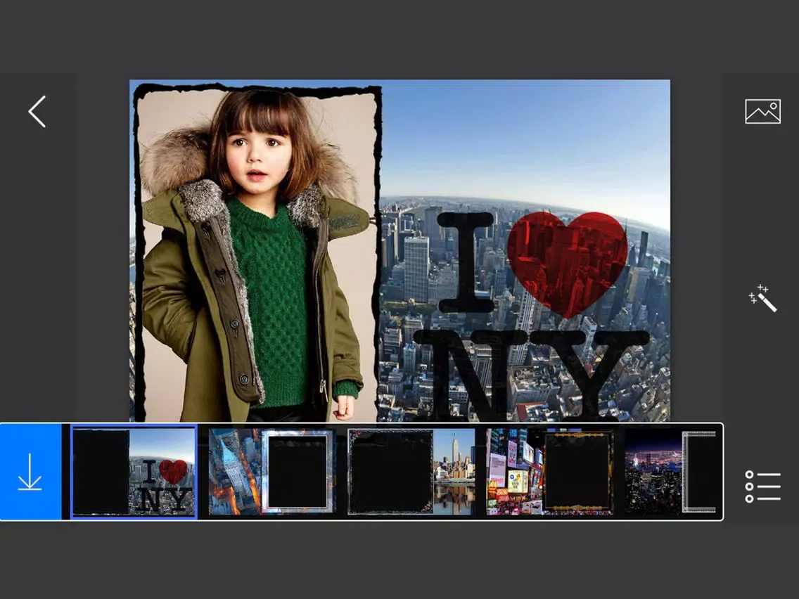 Newyork Photo Frames - make eligant and awesome photo using new photo frames iPad  Screenshots