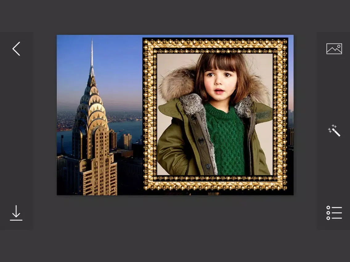 Newyork Photo Frames - make eligant and awesome photo using new photo frames iPad  Screenshots