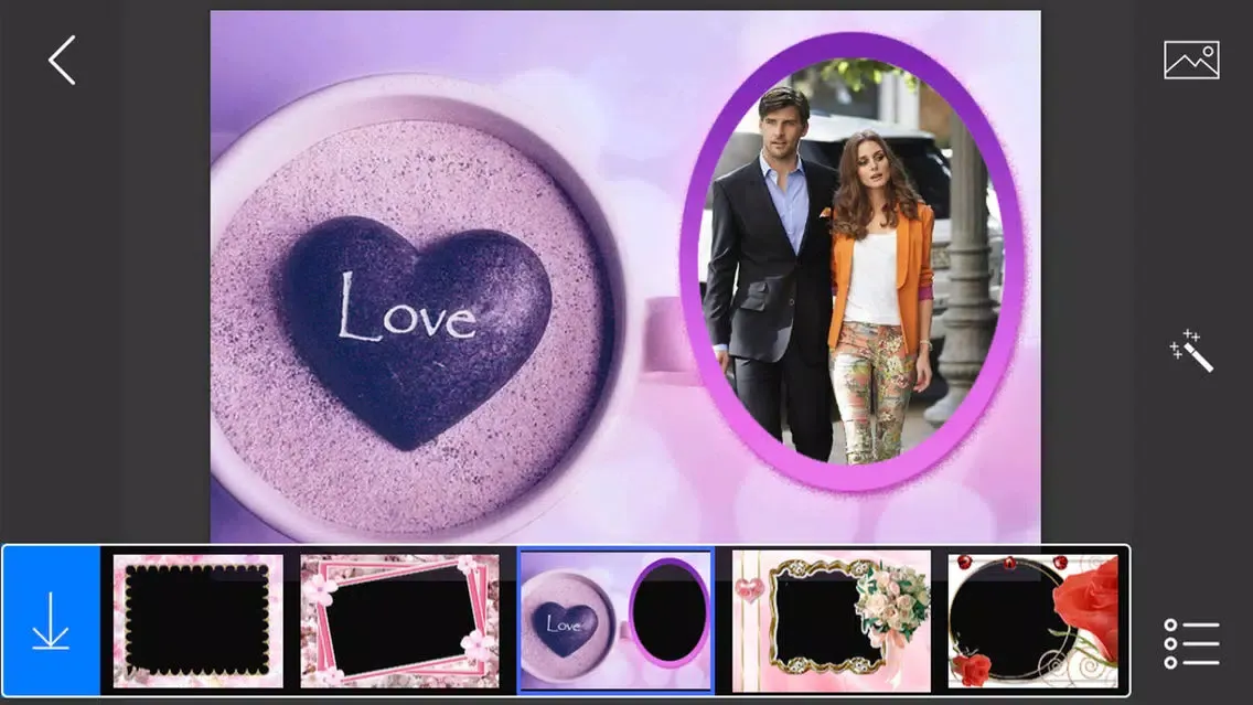 Romantic Photo Frames - make eligant and awesome photo using new photo frames Screenshots