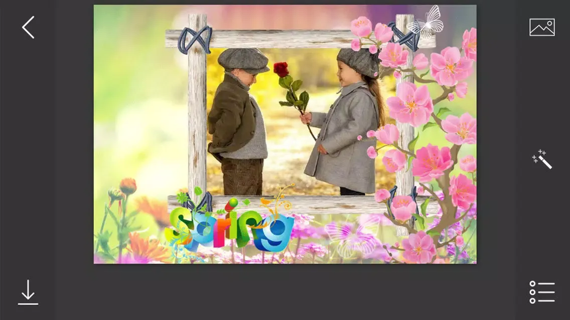 Spring Photo Frames - make eligant and awesome photo using new photo frames Screenshots