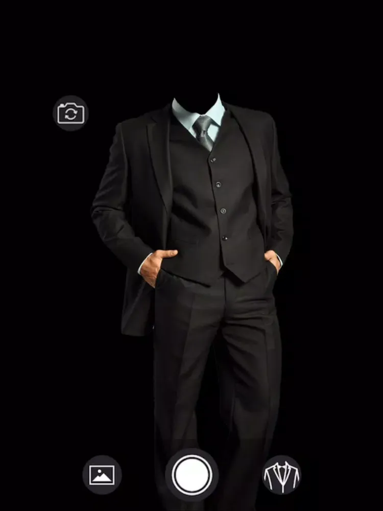 Capturas de tela do Stylish Man Suit - Photo montage with own photo or camera iPad 
