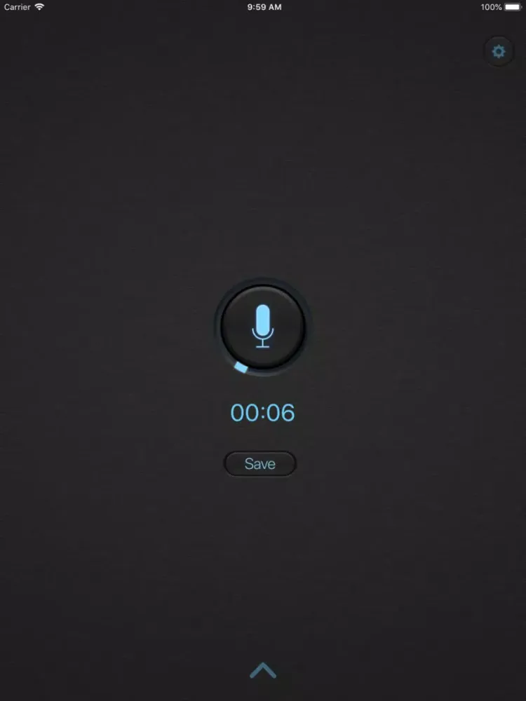 Tangkapan skrin Voice Recorder - Smart iPad 