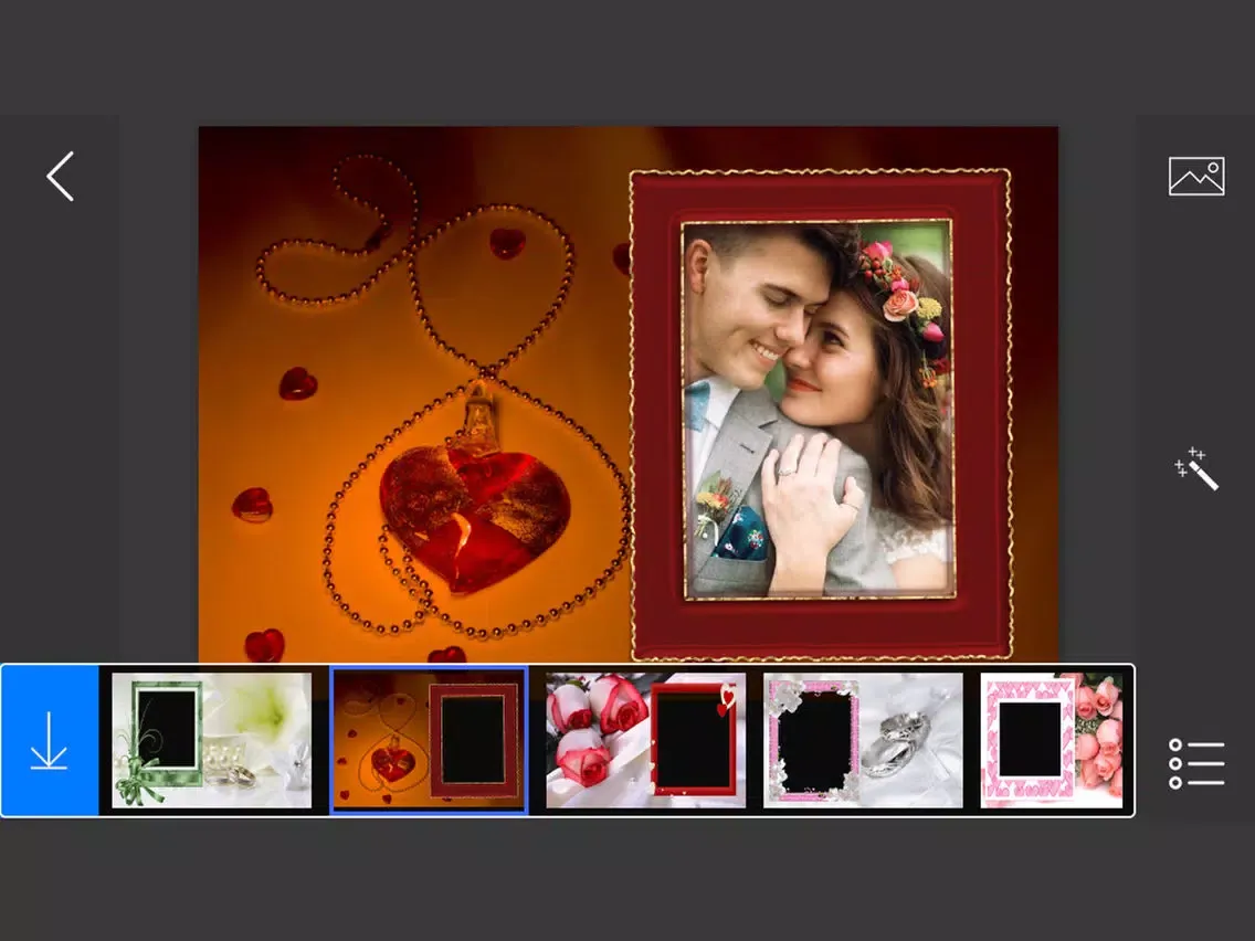 Capturas de pantalla de Wedding Photo Frames - make eligant and awesome photo using new photo frames iPad 