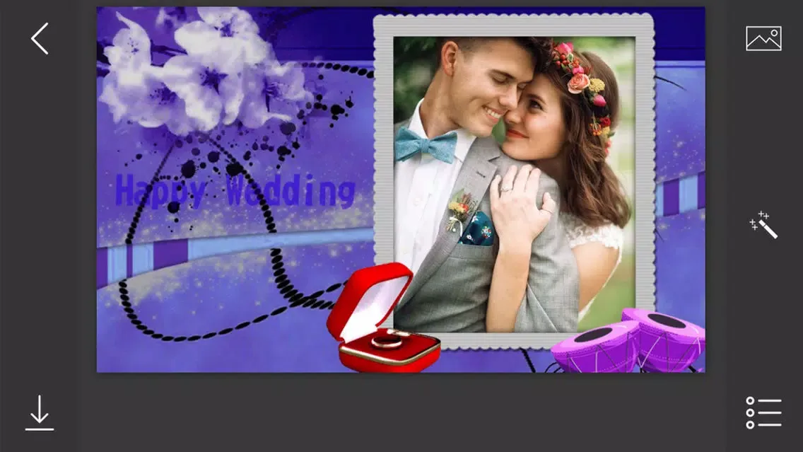 Capturas de pantalla de Wedding Photo Frames - make eligant and awesome photo using new photo frames